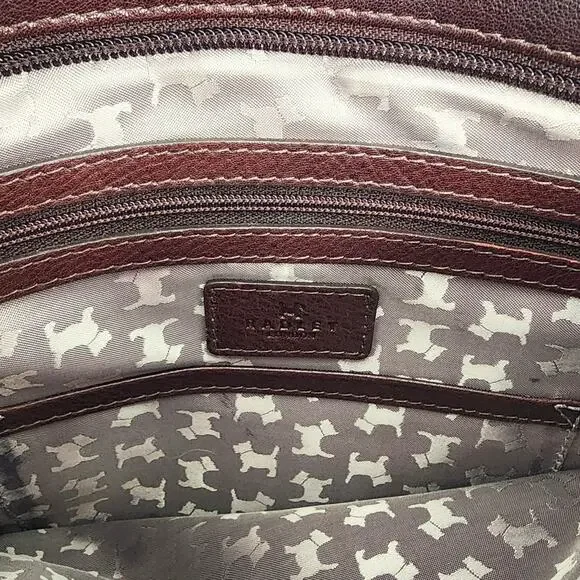 Radley London Dark Brown Pebbled Leather Crossbody Bag - Picture 4 of 13